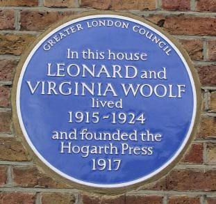 Hogarth Press plaque